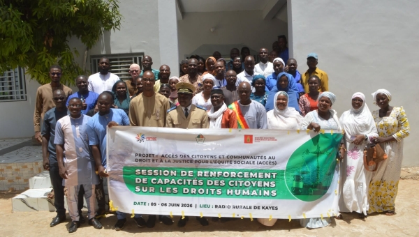 Kayes : Le CapDH renforce les capacités des citoyens sur les droits humains
