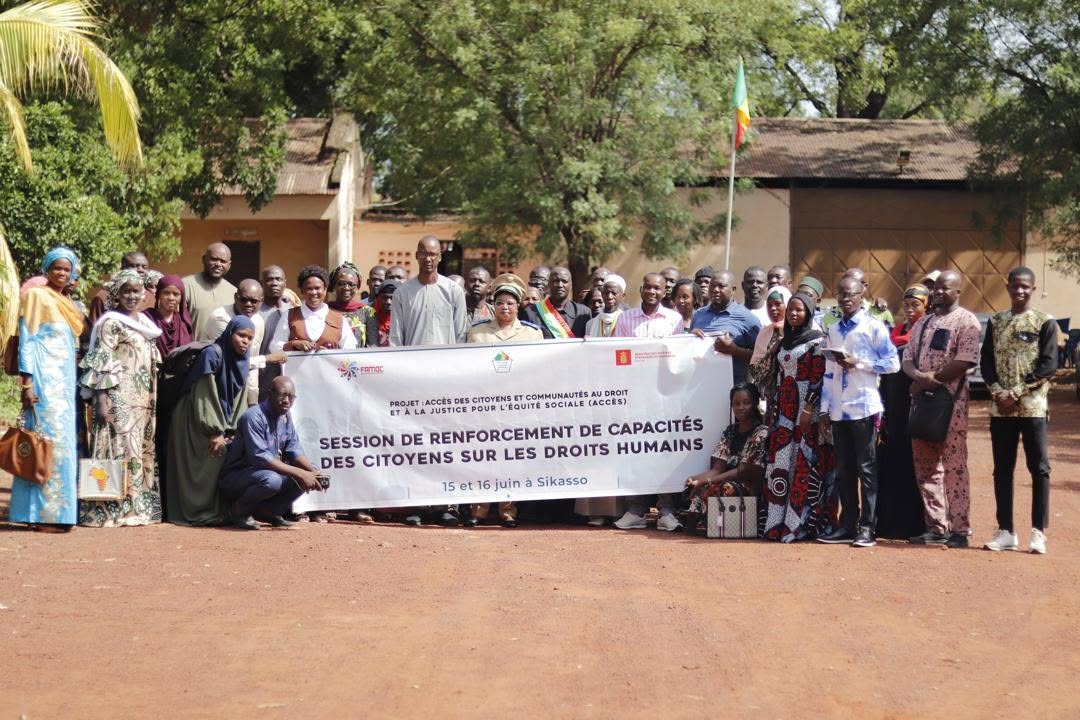 📍 Sikasso | Renforcement des capacités des citoyens sur les droits humains