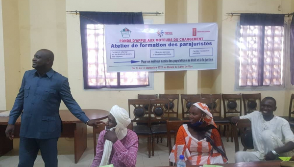 Atelier de formation des parajuristes a #Gao 