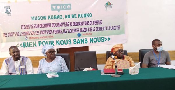 ATELIER DE RENFORCEMENT SUR LES DROITS DES FEMMES, VBG et PLAIDOYER