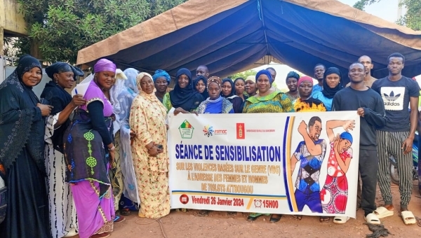 Séance de sensibilisation sur es violences faites aux femmes