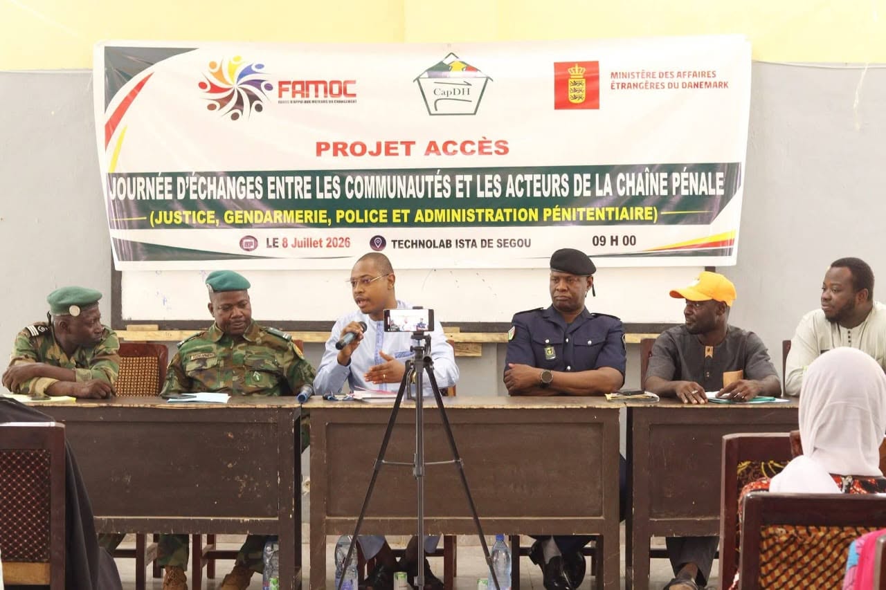 #Ségou | 𝐉𝐨𝐮𝐫𝐧𝐞́𝐞 𝐝’é𝐜𝐡𝐚𝐧𝐠𝐞𝐬 𝐞𝐧𝐭𝐫𝐞 𝐥𝐞𝐬 𝐜𝐨𝐦𝐦𝐮𝐧𝐚𝐮𝐭𝐞́𝐬 𝐞𝐭 𝐥𝐞𝐬 𝐚𝐜𝐭𝐞𝐮𝐫𝐬 𝐝𝐞 𝐥𝐚 𝐣𝐮𝐬𝐭𝐢𝐜𝐞