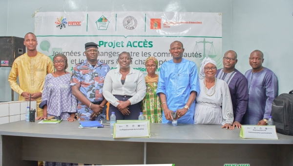#Bamako | 𝐃𝐢𝐚𝐥𝐨𝐠𝐮𝐞 𝐞𝐧𝐭𝐫𝐞 𝐜𝐨𝐦𝐦𝐮𝐧𝐚𝐮𝐭𝐞́𝐬 𝐞𝐭 𝐚𝐜𝐭𝐞𝐮𝐫𝐬 𝐝𝐞 𝐥𝐚 𝐜𝐡𝐚𝐢̂𝐧𝐞 𝐩𝐞́𝐧𝐚𝐥𝐞 ⚖️🤝