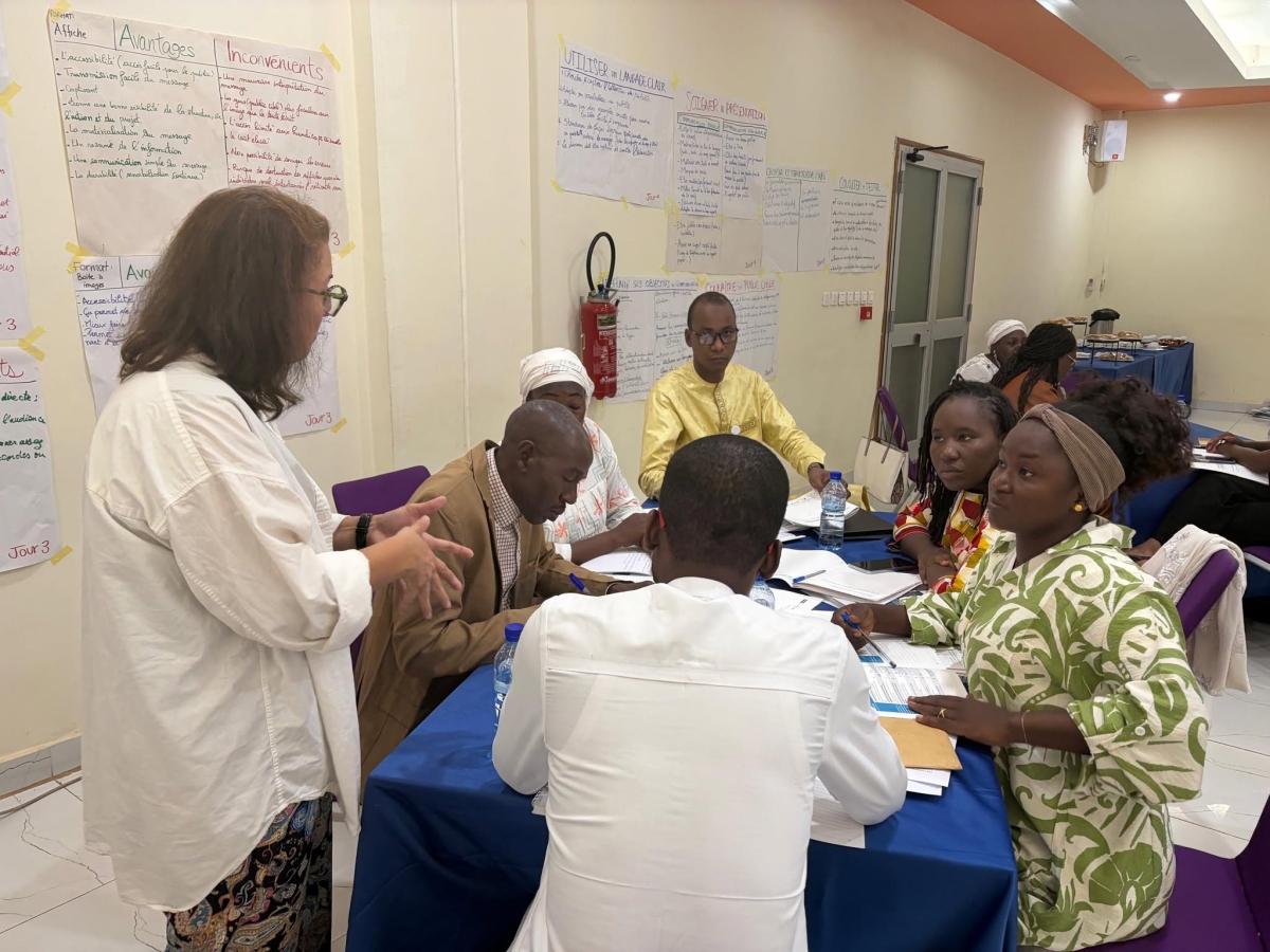 #Ouagadougou 𝐑𝐞𝐧𝐟𝐨𝐫𝐜𝐞𝐦𝐞𝐧𝐭 𝐝𝐞𝐬 𝐜𝐚𝐩𝐚𝐜𝐢𝐭𝐞́𝐬 𝐝𝐞𝐬 𝐩𝐚𝐫𝐭𝐞𝐧𝐚𝐢𝐫𝐞𝐬 𝐝𝐮 𝐩𝐫𝐨𝐣𝐞𝐭 𝐏𝐋𝐔𝐑𝐈𝐄𝐋𝐋𝐄𝐒 𝐬𝐮𝐫 𝐥𝐚 𝐜𝐨𝐦𝐦𝐮𝐧𝐢𝐜𝐚𝐭𝐢𝐨𝐧 𝐜𝐥𝐚𝐢𝐫𝐞 𝐝𝐮 𝐝𝐫𝐨𝐢𝐭
