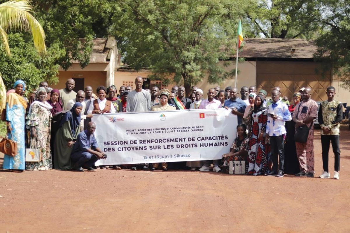 📍 Sikasso | Renforcement des capacités des citoyens sur les droits humains